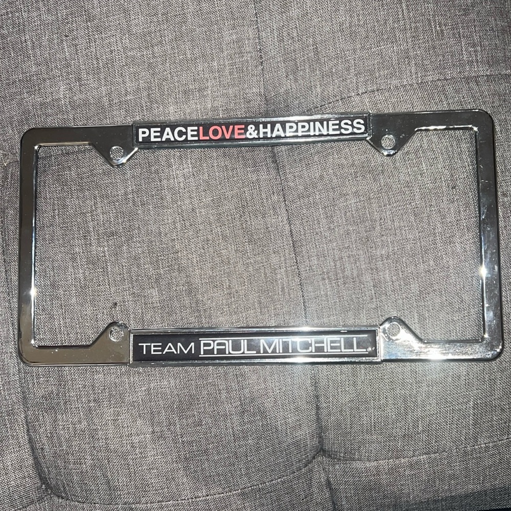 Paul Mitchell license plate
